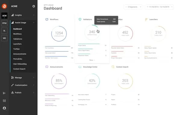 Customer onboarding software by Apty