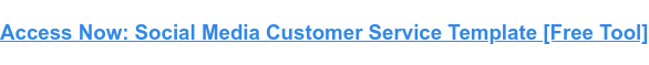 → Access Now: Social Media Customer Service Template [Free Tool]