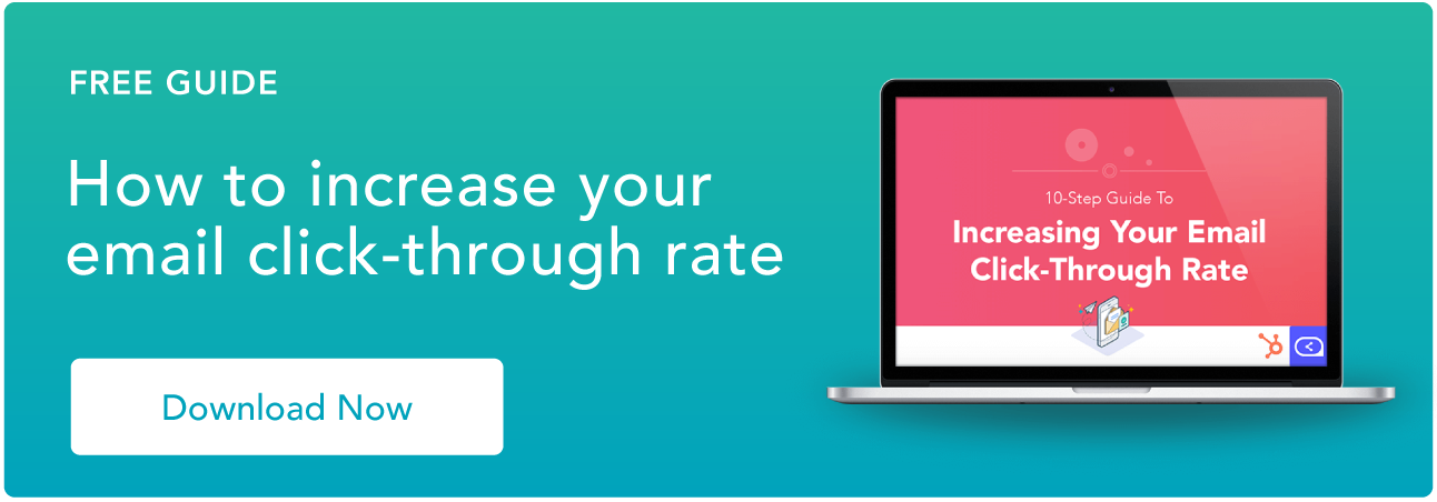 Increase email clickthrough rate
